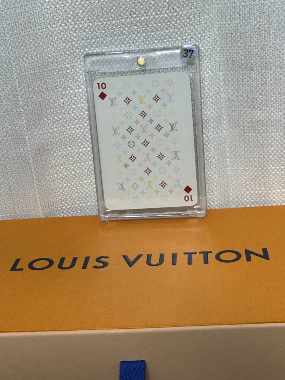Louis Vuitton Takashi Murakami Multicolor Monogram Playing Card 10 of Diamonds